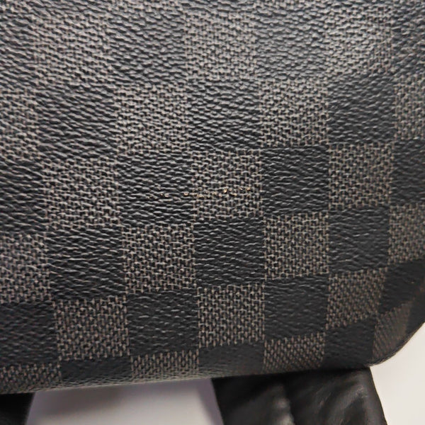 ZACK Damier Graphite Coated Canvas Gray