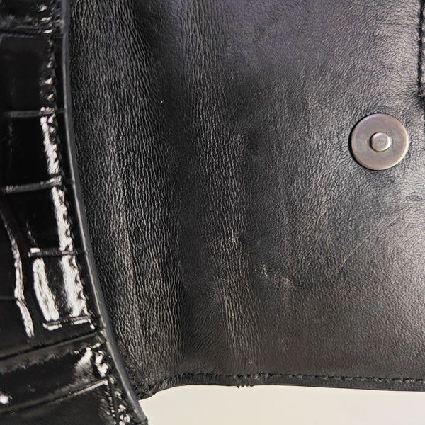Hourglass Mini Calfskin Black