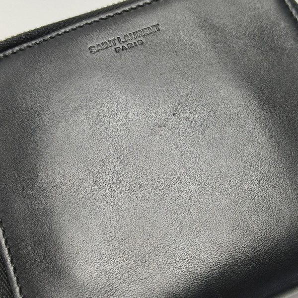 Calfskin Top Handle Bag Black