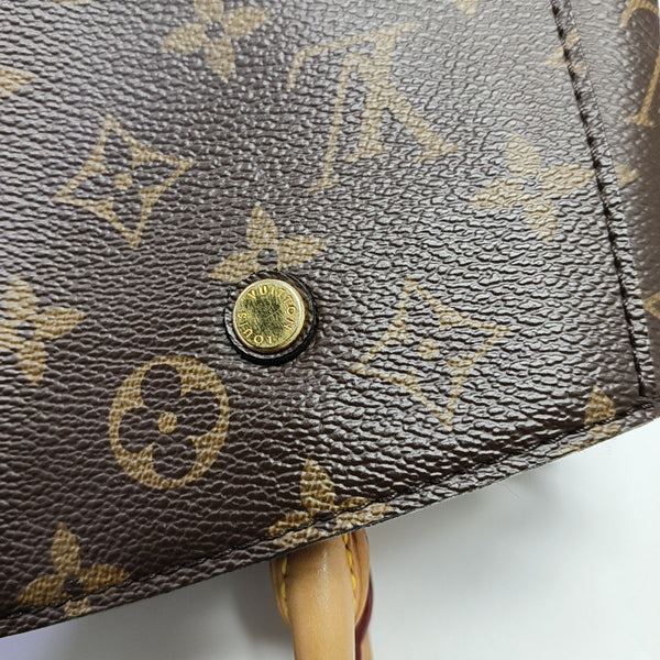 MONTAIGNE Monogram Coated Canvas Brown