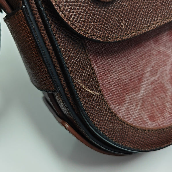 Calfskin Crossbody Bag Brown