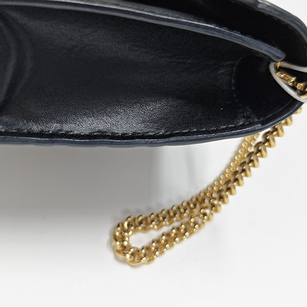 Double Micro Calfskin Black