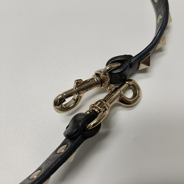 Rockstud Small Calfskin Black