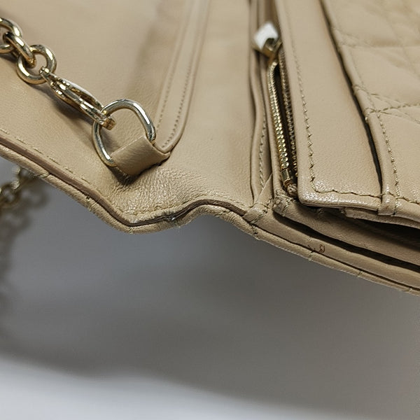 Miss Dior Cannage Lambskin Beige