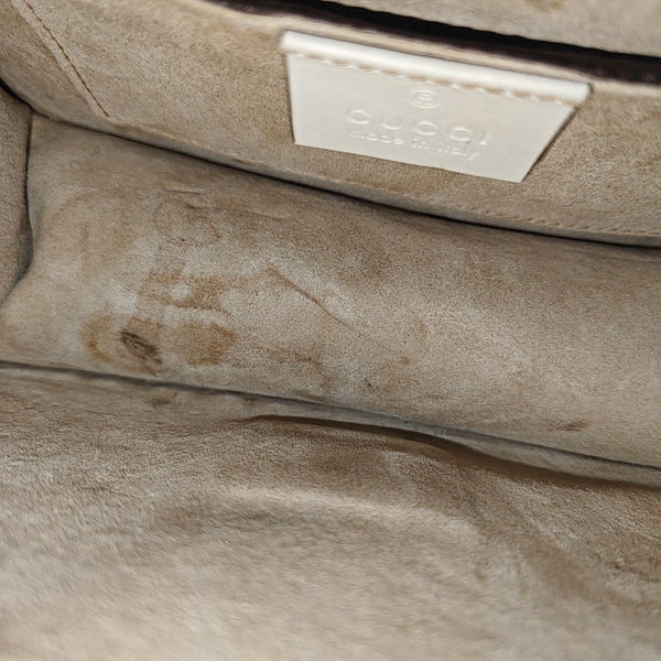 Sylvie Mini Calfskin White