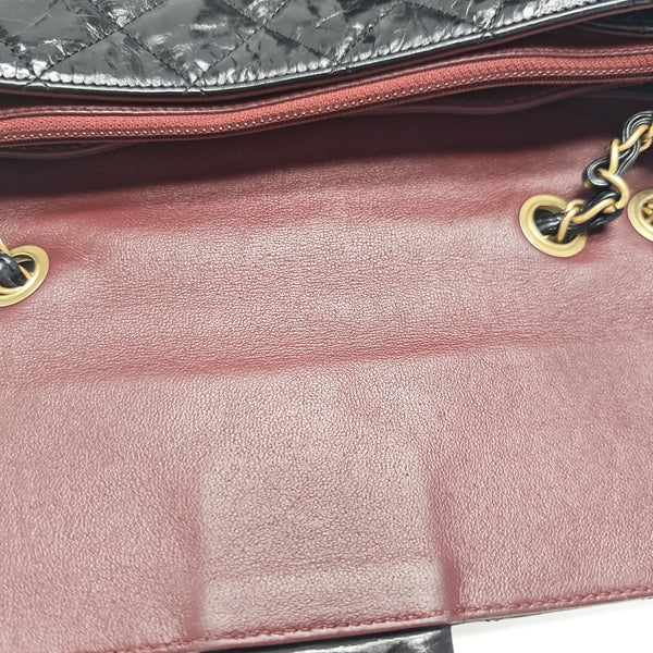 Quilted Calfskin Shoulder Bag Black