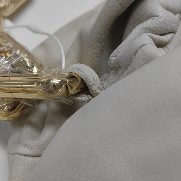 The Pouch Mini Calfskin White