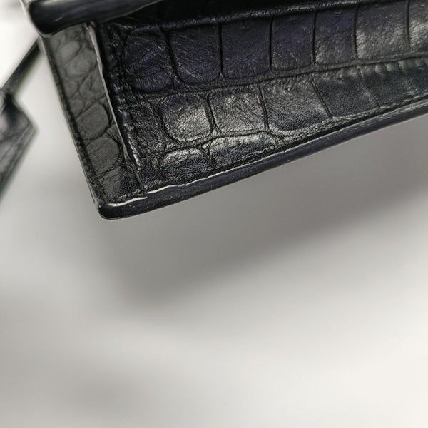 SUNSET Medium Calfskin Black