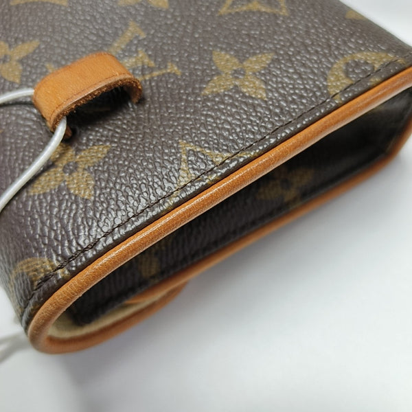 FLORENTINE Monogram Coated Canvas Brown