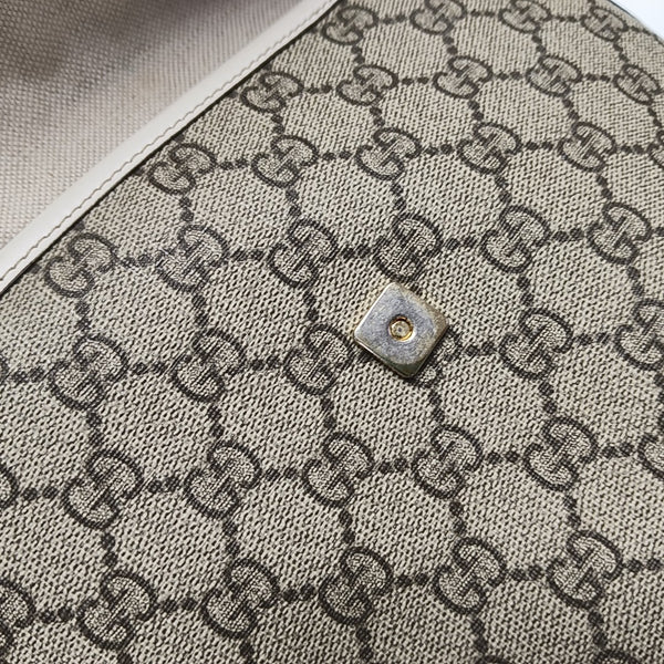 Ligne Shima Monogram Coated Canvas Beige