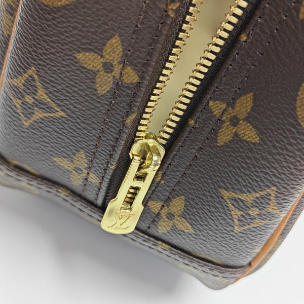 DEAUVILLE Monogram Coated Canvas Brown