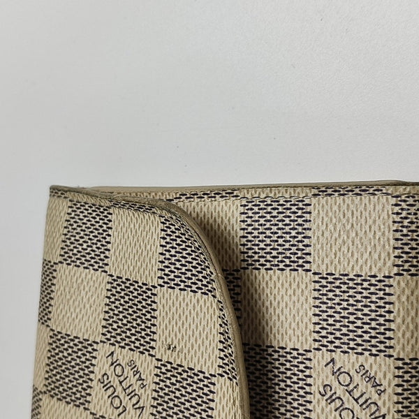EMILIE Damier Azur Coated Canvas White