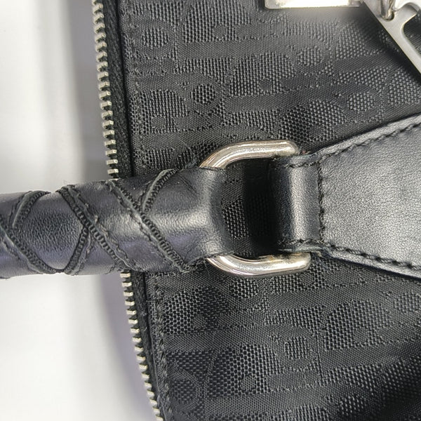 Canvas Top Handle Bag Black