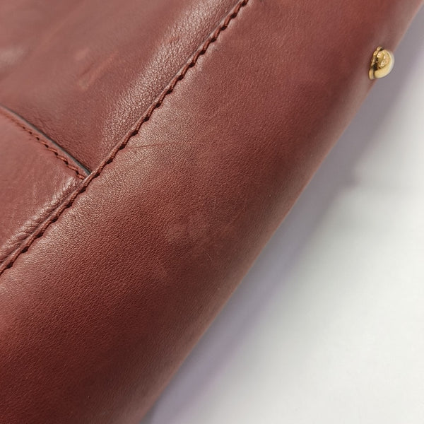 Calfskin Tote Bag Red