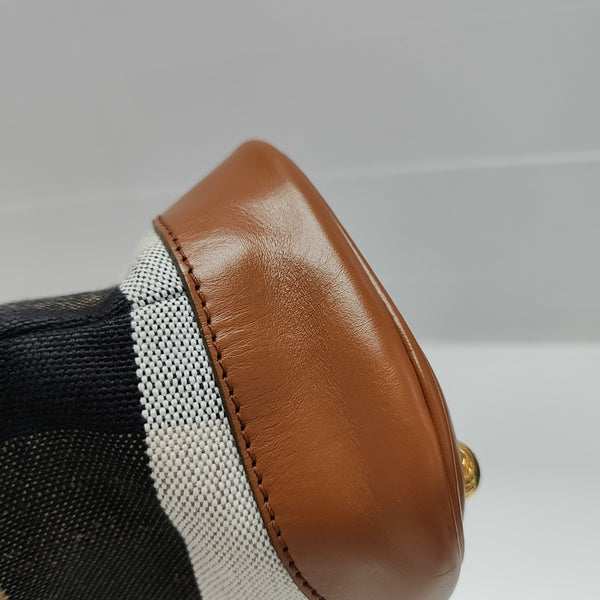 Canvas Shoulder Bag Brown