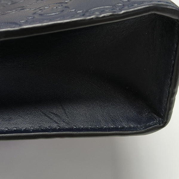 Signature Monogram Calfskin Blue