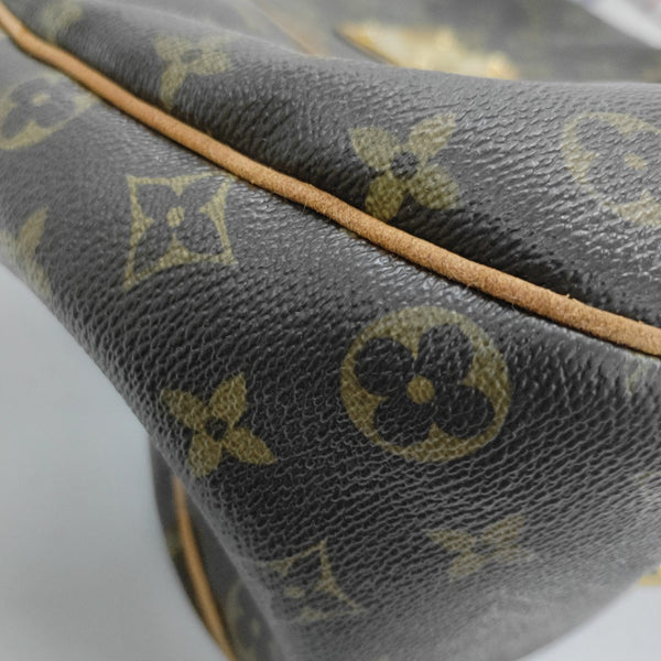 GALLIERA PM Monogram Coated Canvas Brown