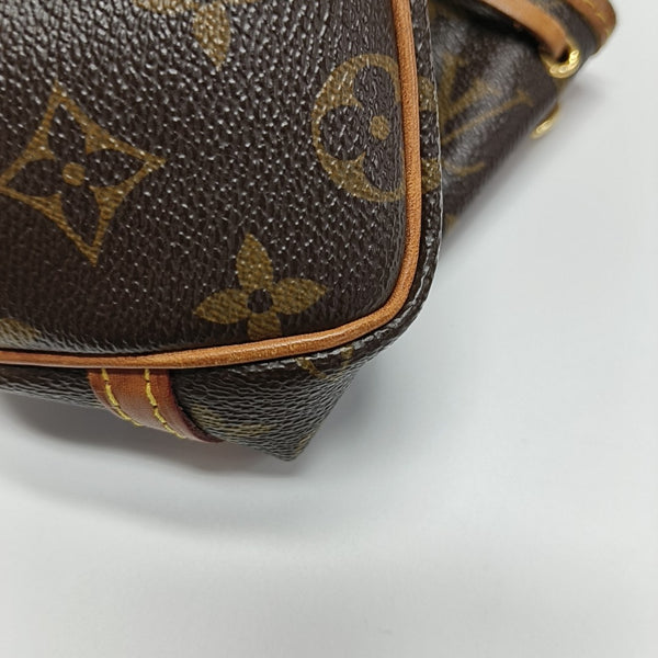 NÉONOÉ Nano Monogram Coated Canvas Brown