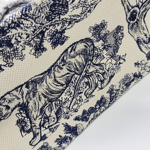 Book Tote Medium Canvas Blue