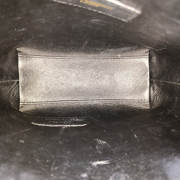 Calfskin Shoulder Bag Black