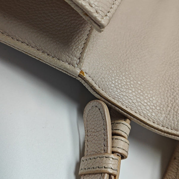 Cannage Calfskin Crossbody Bag Pink