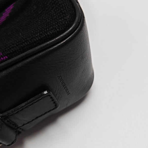 Fabric Top Handle Bag Black