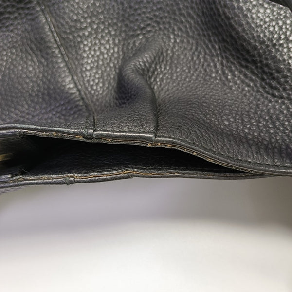Gancini Quilted Calfskin Black