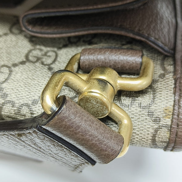 Neo Vintage Small Monogram Coated Canvas Beige