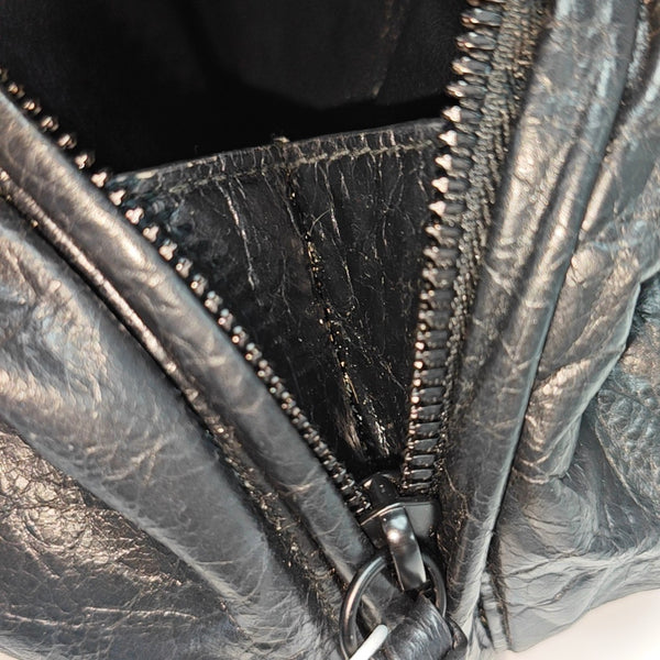 Puffer Small Calfskin Black