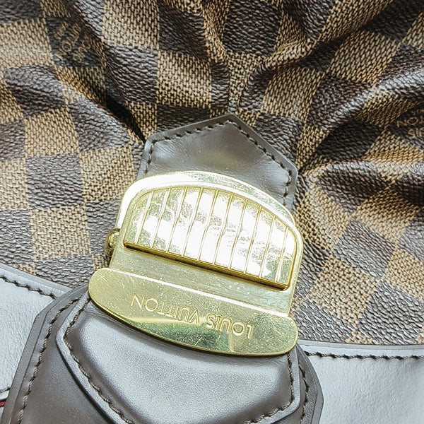 SISTINA PM Damier Ebene Coated Canvas Brown