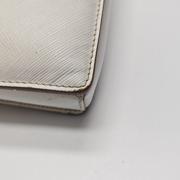 Calfskin Crossbody Bag White