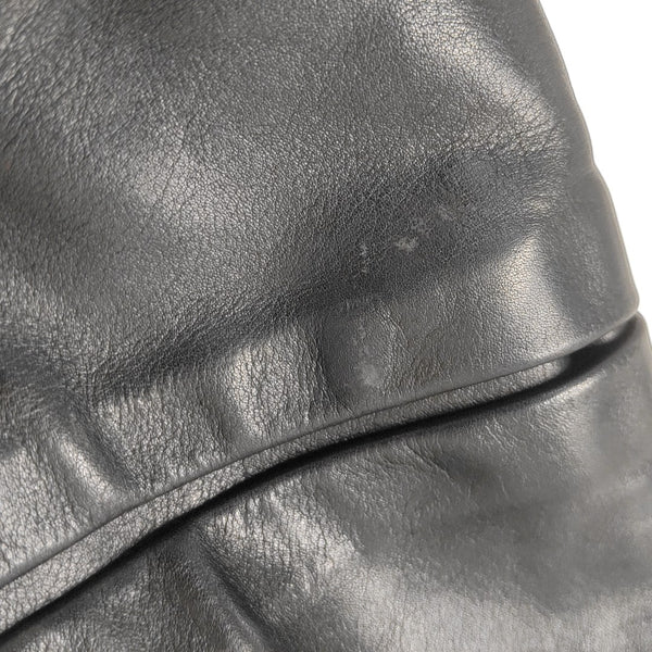 Calfskin Shoulder Bag Black