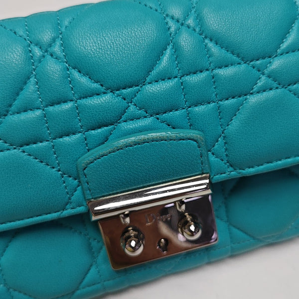 Miss Dior Cannage Calfskin Green