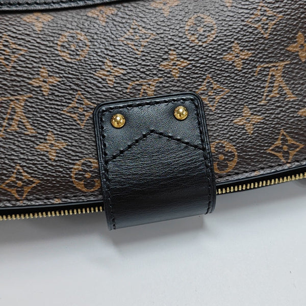 TRUNK Monogram Coated Canvas Brown