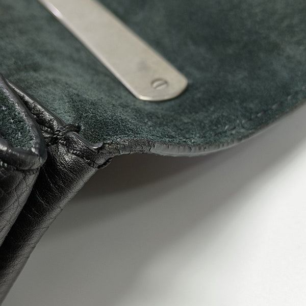 Calfskin Shoulder Bag Black