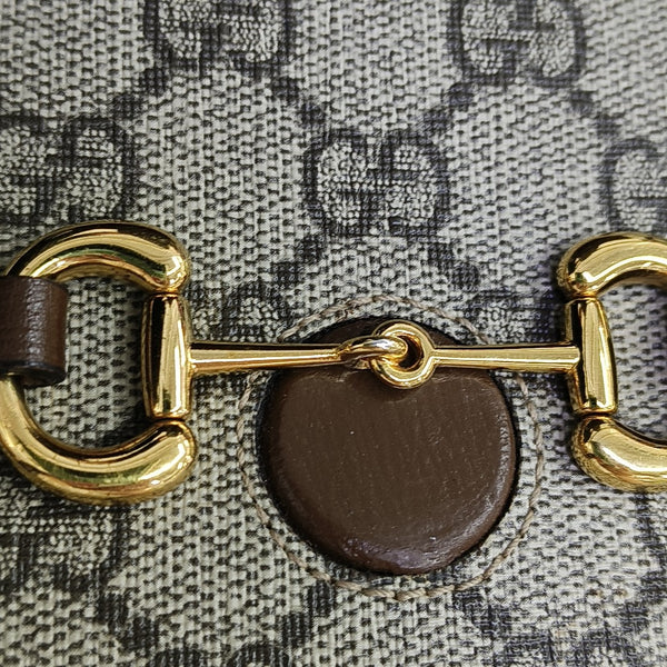 Horsebit 1955 Mini Coated Canvas Beige