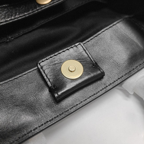 Canvas Shoulder Bag Black