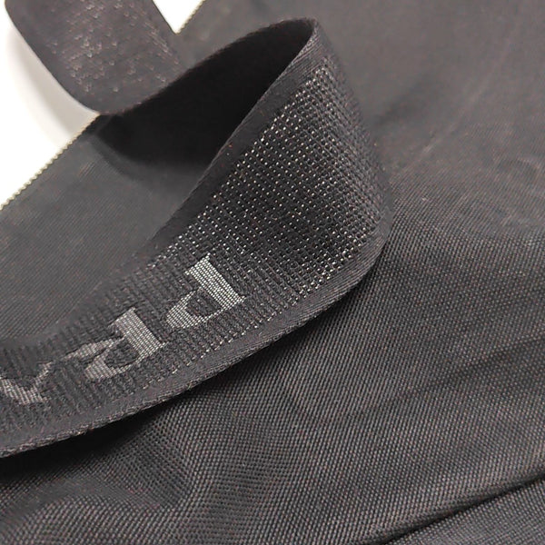 Authenticated pre-owned Triangle Canvas Black - Shoulder Bag at Looply