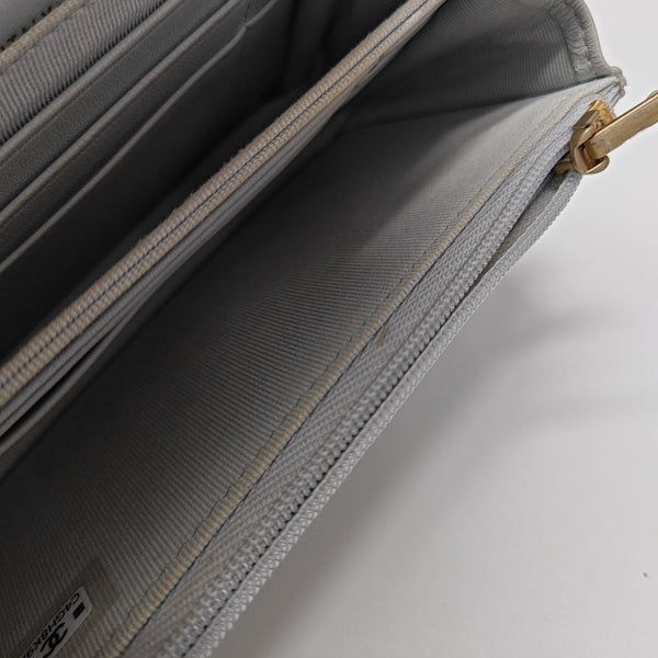 Quilted Lambskin Shoulder Bag Blue