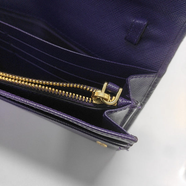 Calfskin Shoulder Bag Purple