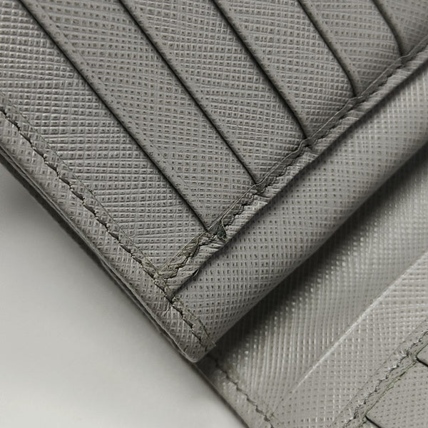 Gancini Calfskin Gray Wallet