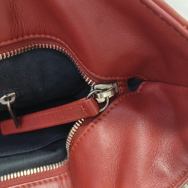 HAMPTONS CC Quilted Calfskin Red