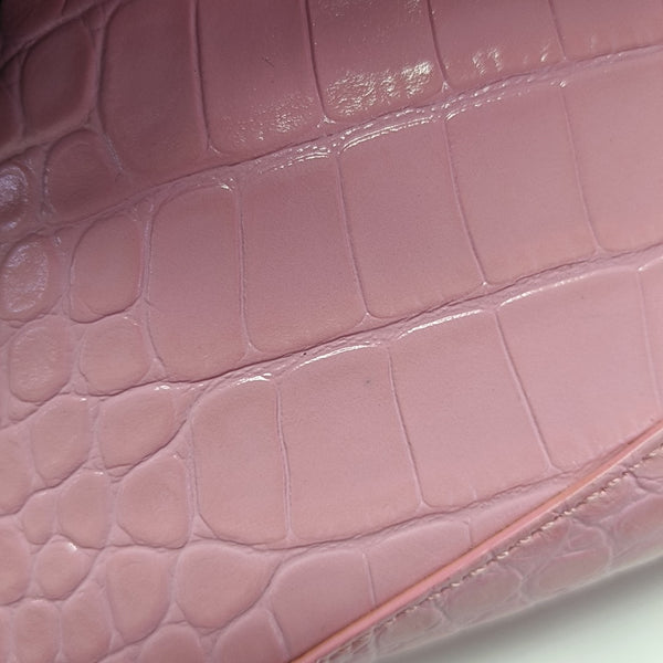 Calfskin Shoulder Bag Pink