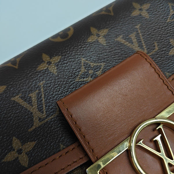 DAUPHINE Mini Coated Canvas Brown