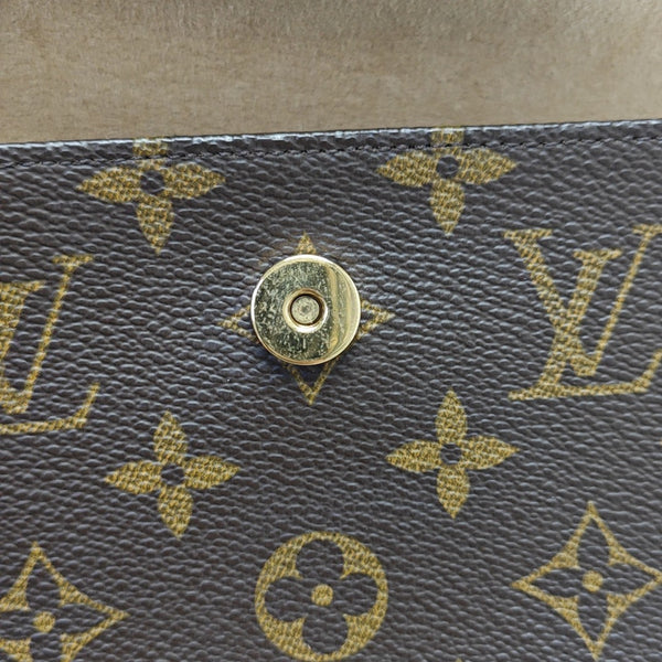 FLORENTINE Monogram Coated Canvas Brown