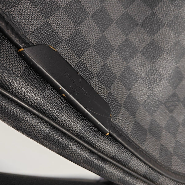 DANIEL Damier Graphite Coated Canvas Gray
