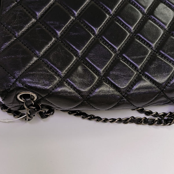 CLASSIC FLAP Small Quilted Calfskin Black