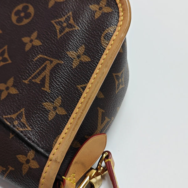 DIANE Monogram Coated Canvas Brown