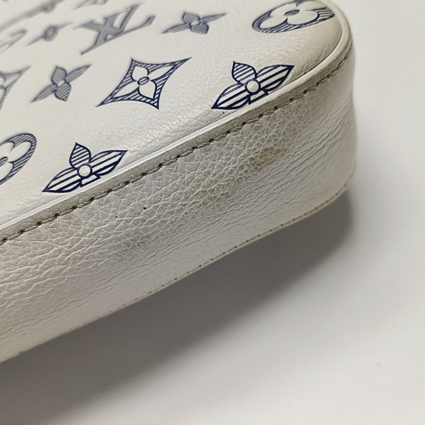 DUO Monogram Calfskin White