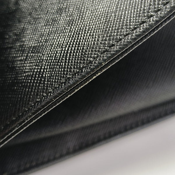 Calfskin Top Handle Bag Black